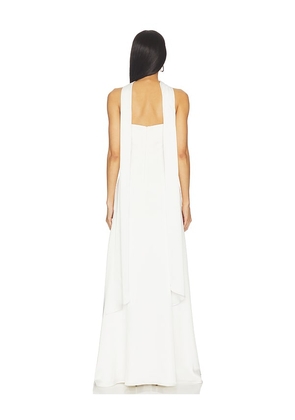 ELLIATT Noralyn Strapless Gown in White. Size L. Also in S, XS, M, XL.
