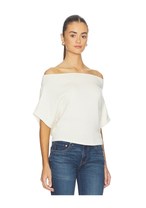 EB Denim Dahlia Shrug Top in Ivory. Size M. Also in XS, S, L.