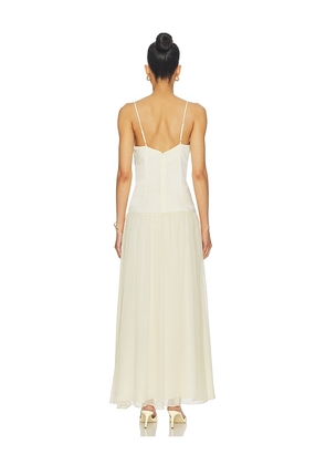 Bardot Linara Halter Neck Maxi Dress in Ivory. Size 10. Also in 2, 4, 6, 8, 12.
