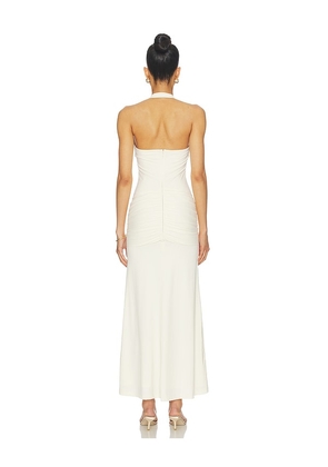 Bardot Emilia Tie Front Halter Dress in Ivory. Size 10. Also in 12.