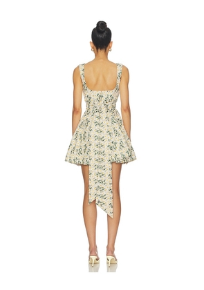 Clea Rue Mini Dress in Beige. Size L. Also in XS, M.
