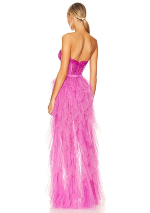 For Love & Lemons X REVOLVE Bustier Gown in Fuchsia. Size M. Also in L.