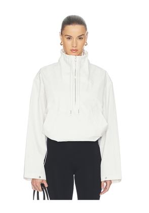 AGOLDE Lydia Jacket in White. Size L. Also in M, S, XL, XS.