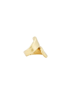 Jenny Bird Solene Ring in Metallic Gold. Size 6. Also in 7, 8.