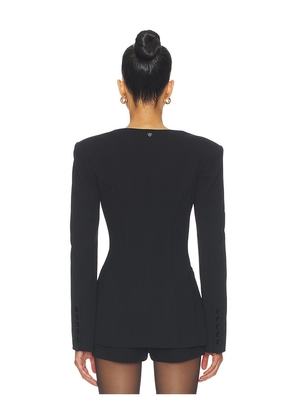 Aniye By Shana Bustier Jacket in Black. Size L. Also in XXS, XS, S, M.