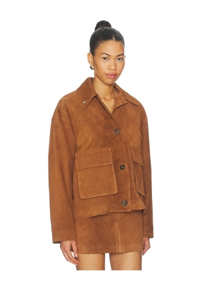 Aniye By Janis Jacket in Cognac. Size L. Also in XXS, XS, S, M.