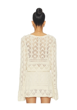 Aniye By Alena Cardigan in Cream. Size L. Also in XS, S, M.