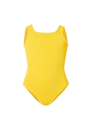 Hunza G Kids Classic One Piece in Yellow.