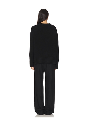 Guest In Residence Cozy Crew Sweater in Black. Size XS. Also in S.