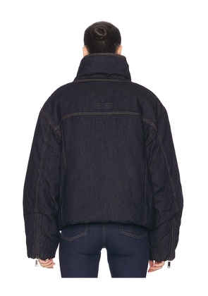 Gestuz Rinova Puffer in Blue. Size 40/L. Also in 36/S.