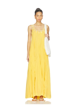 Free People To The Moon Maxi Dress in Yellow. Size S. Also in L, M.