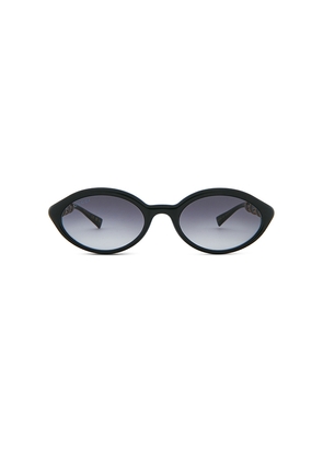 Gucci Oval Sunglasses in Black,Grey.