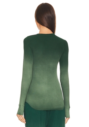 Michael Lauren Alick Long Sleeve Tee in Green. Size M. Also in XS, S, L, XL, XXL.