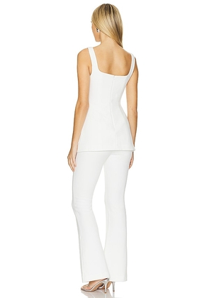 MISHA x REVOLVE Belva Jumpsuit in Ivory. Size S. Also in M.