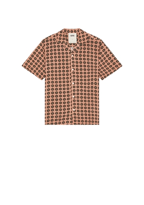 OAS Blush Lumo Viscose Shirt in Blush. Size L. Also in M, S, XL/1X.