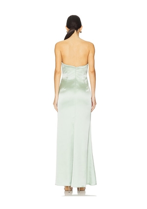 Katie May Taylor Gown in Sage. Size M. Also in L, S, XS.