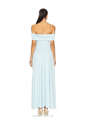 MORE TO COME Brielle Maxi Dress in Baby Blue. Size M. Also in XS, XXS, S, L.