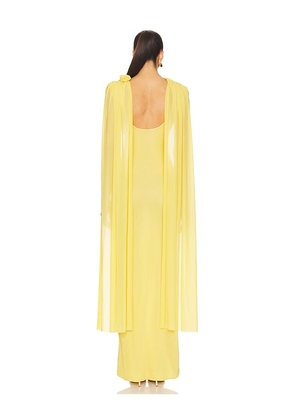 Maygel Coronel Batista Dress in Yellow.