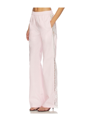 MSGM Low Rise Wide Leg in Pink. Size 36. Also in 38, 40.