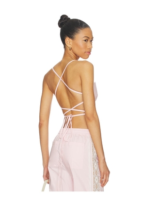 MSGM Sleeveless Top in Pink. Size 36. Also in 38, 40, 42.