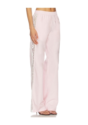 MSGM Low Rise Wide Leg in Pink. Size 36. Also in 38.