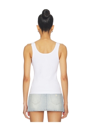 MSGM Tank Top in White. Size L. Also in XS, S, M.