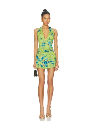 Miaou Natalia Dress in Green. Size L. Also in M, S, XL, XS, XXS.