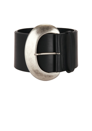 LAMARQUE Leather Belt in Black. Size L. Also in XS, S.