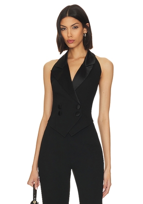 SAU LEE Alex Vest in Black. Size 00. Also in 2.