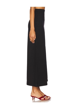 Ripley Rader Ponte Knit Wide Cropped Leg Pant in Black. Size L. Also in XS, M.