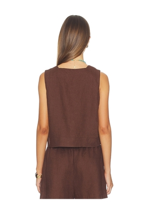 Rails Alira Top in Brown. Size L. Also in XS, M.