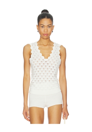 Stitches & Stripes Nina Tank in Ivory. Size L. Also in M, S, XS.