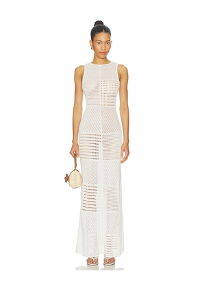 Solid & Striped The Morenzo Dress in White. Size L. Also in M, S, XL, XS.