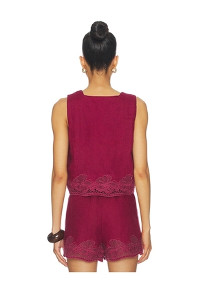 Rails Alira Top in Burgundy. Size L. Also in XS, S, M, XL.