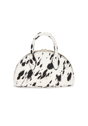Studio Amelia Adler Top Handle Bag in Black,White.