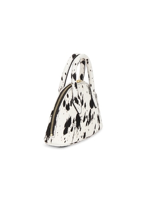 Studio Amelia Adler Top Handle Bag in Black,White.