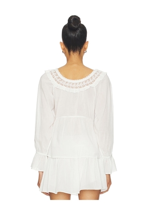Posse Danielle Blouse in White. Size L. Also in M, S, XS, XXS.