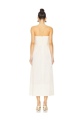 WeWoreWhat Corset Maxi Dress in Ivory. Size M. Also in S.