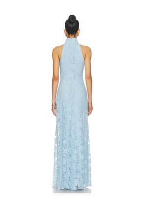 SAU LEE Gillian Lace Dress in Baby Blue. Size 0. Also in 10.