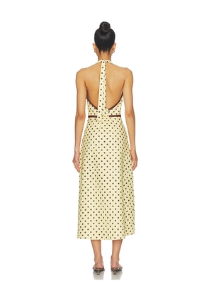 Posse Bowie Dress in Lemon. Size L. Also in M, XL.