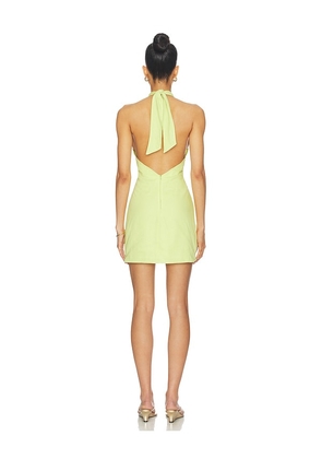 Vix Swimwear Aster Short Dress in Yellow. Size L. Also in XS, S, M, XL.