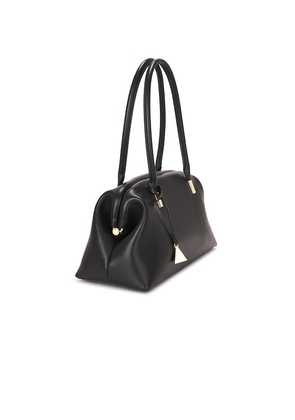 VERAFIED Medium Black Club Bag in Black.
