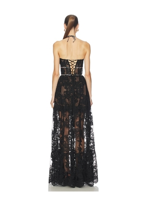 V. Chapman Eloise Gown in Black. Size 10. Also in 4, 2, 6.