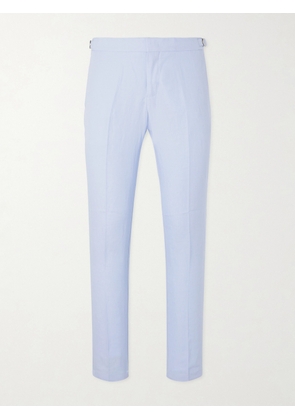 Orlebar Brown - Griffon Straight-Leg Linen Trousers - Men - Blue - UK/US 28