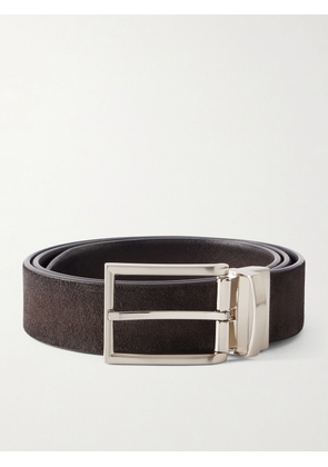 Officine Creative - 3.5cm Suede Belt - Men - Brown - EU 85