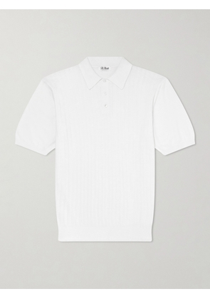 De Petrillo - Ribbed Cotton Polo Shirt - Men - White - IT 46