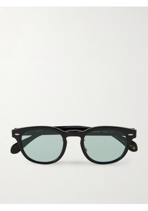 Oliver Peoples - Sheldrake-F Round-Frame Acetate Sunglasses - Men - Black