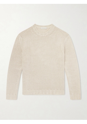 Saman Amel - Gio Slim-Fit Silk Sweater - Men - Neutrals - IT 46