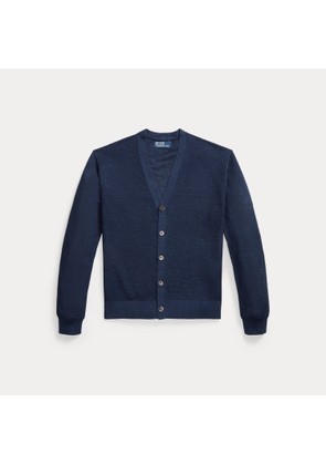 Relaxed Fit Linen Cardigan