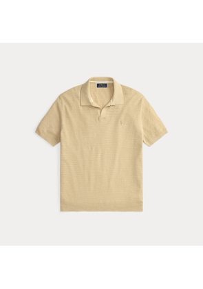 Cotton-Linen Polo-Collar Jumper